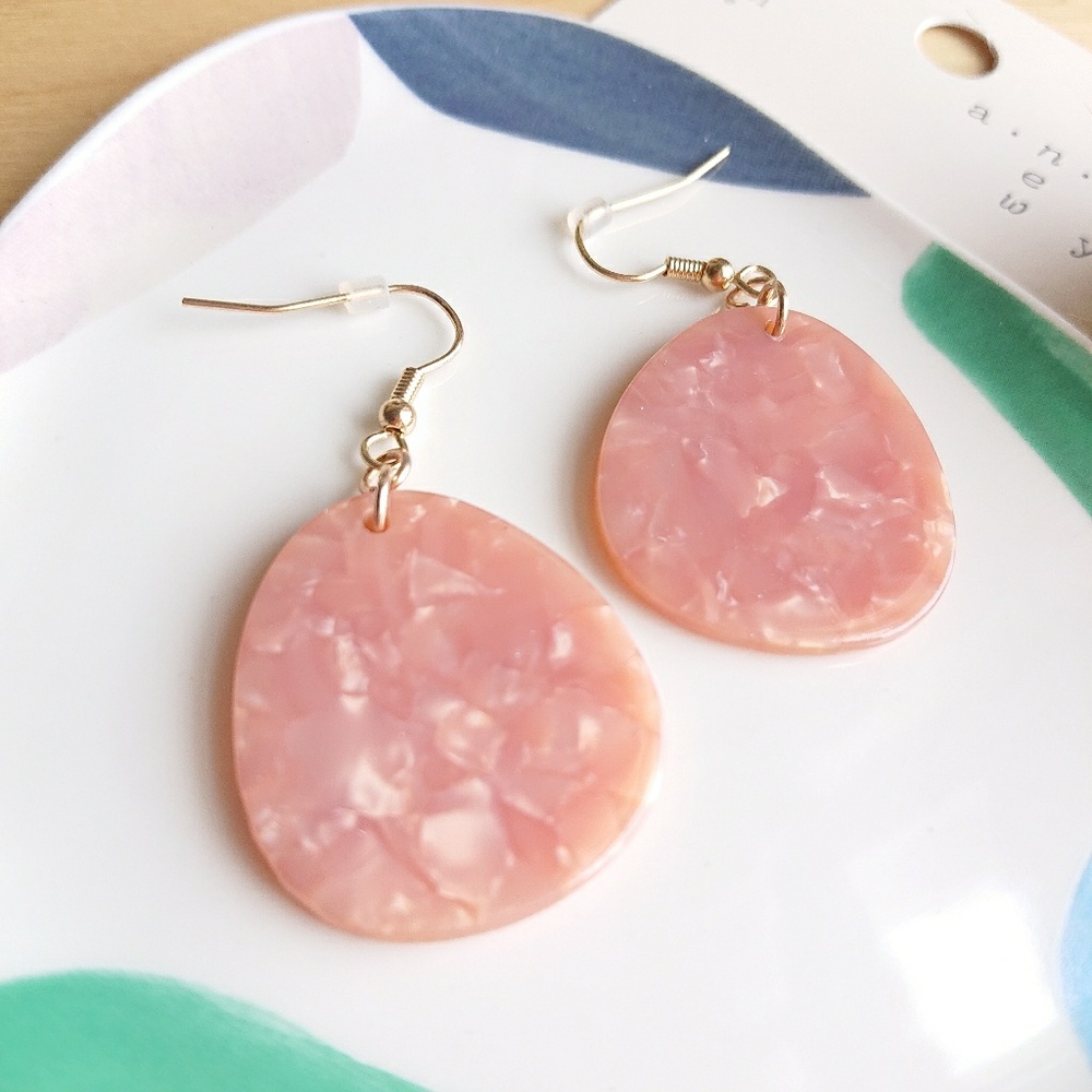 Last One⚡️Acrylic Drop Round Earrings - Picture 2 of 3